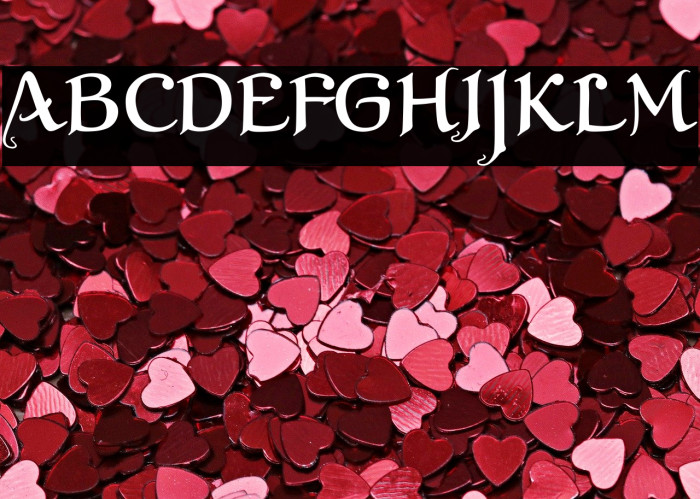 XalTerion Font examples