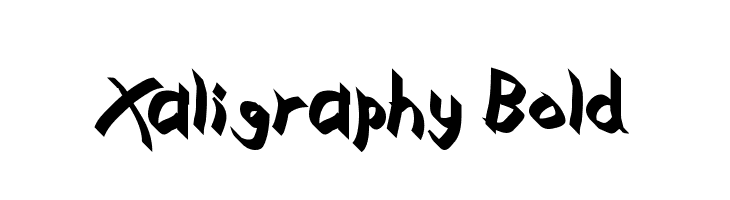 Xaligraphy Bold  baixar fontes gratis