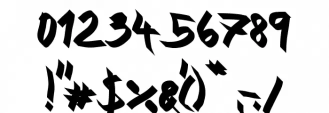 Xaligraphy Bold Font Alte caractere