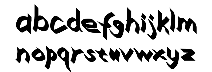 Xaligraphy Bold Font LOWERCASE