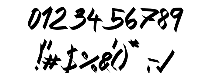 Xaligraphy Italic Font OTHER CHARS