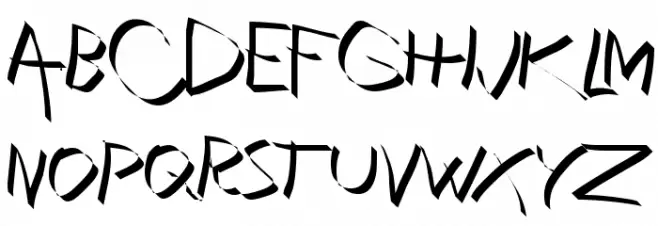 Xaligraphy Thin Polices MAJUSCULES