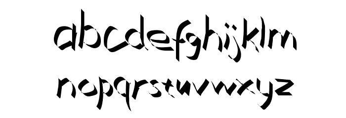Xaligraphy Thin Font LOWERCASE