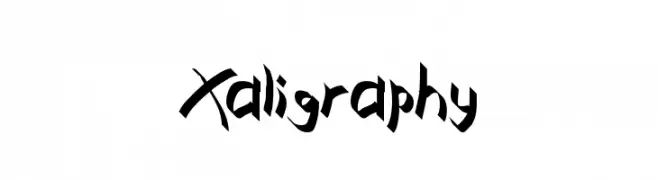 Xaligraphy  les polices de caractères gratuit tlcharger