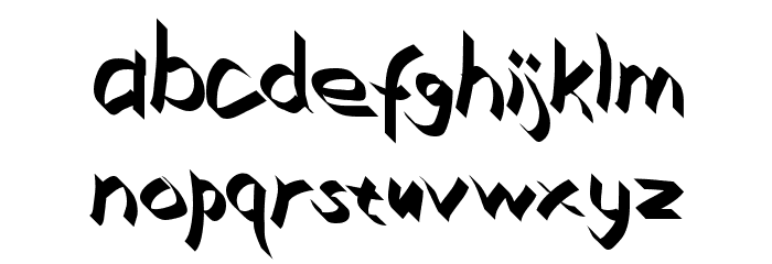 Xaligraphy Font LOWERCASE
