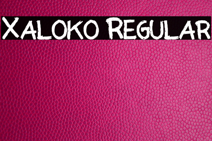 Xaloko Regular Example 3