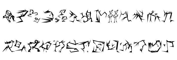 XamStern フォント 小文字