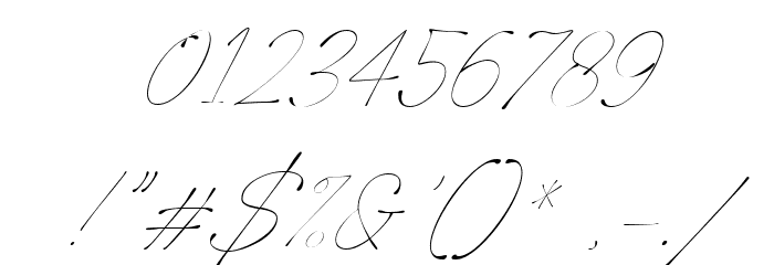 Xambdoria Regular Font OTHER CHARS