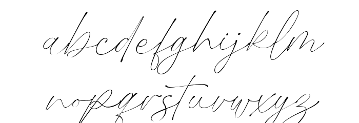 Xambdoria Regular Font LOWERCASE