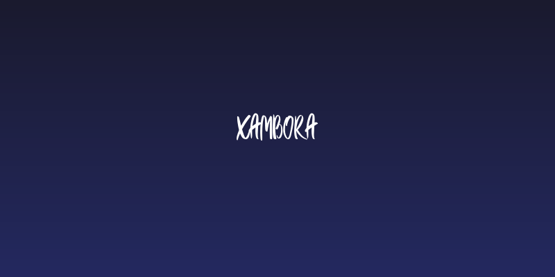 Xambora Social Header