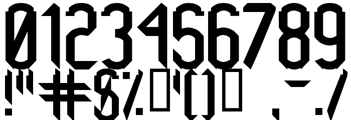 Xanadu Font OTHER CHARS