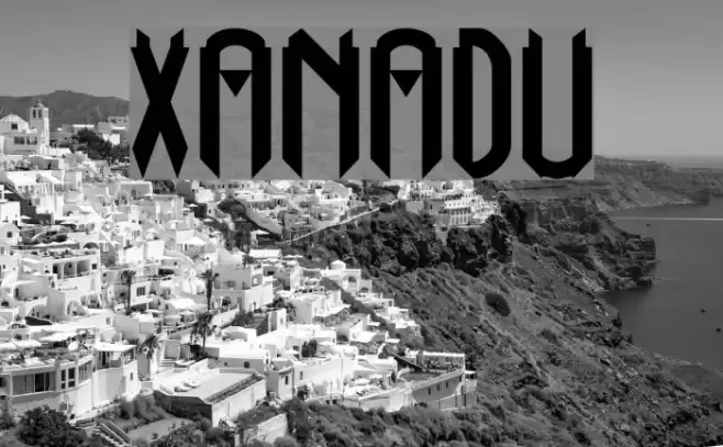 Xanadu Font examples