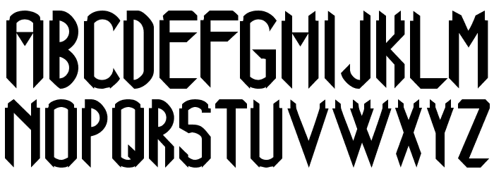 Xanadu Font LOWERCASE