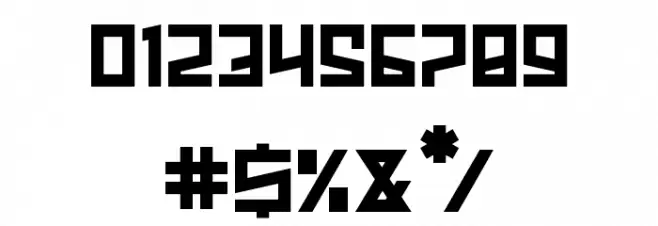 Xander Font OTHER CHARS