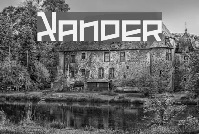 Xander Font examples