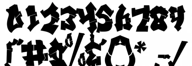 Xandercode Font OTHER CHARS