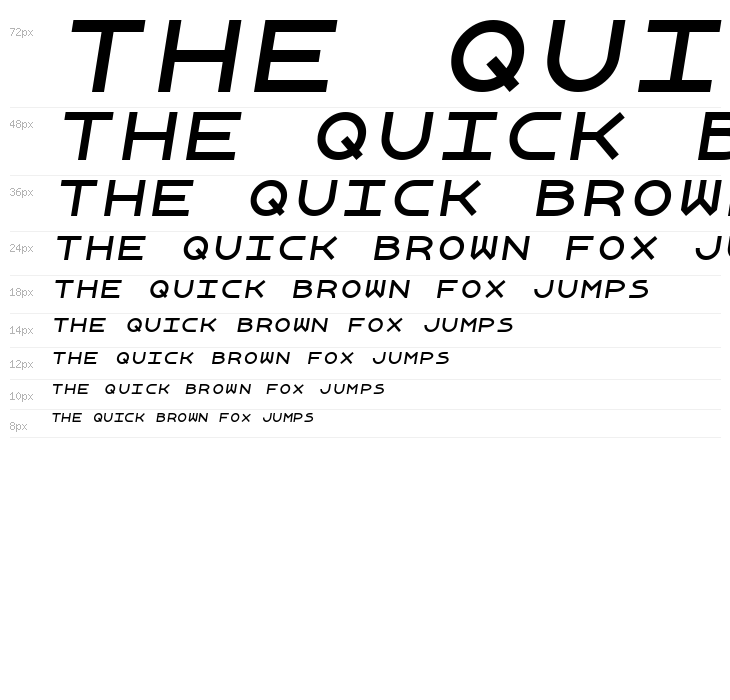 Xanmono Italic Waterfall