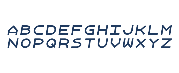 Xanmono Italic Lowercase