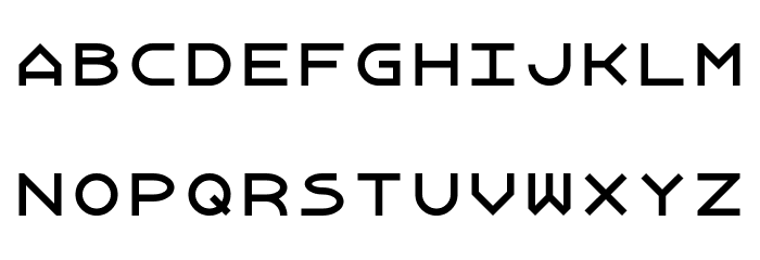 Xanmono Font LOWERCASE