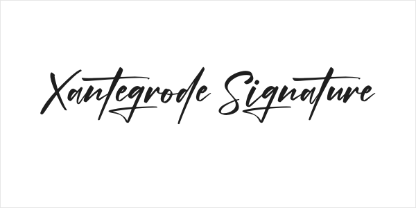 Xantegrode Signature Logo