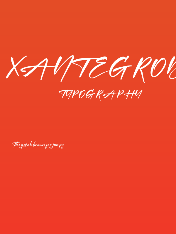 Xantegrode Signature Poster