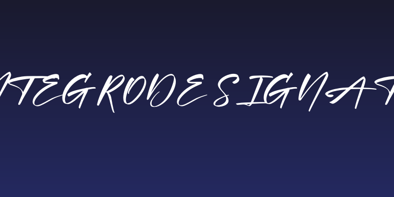 Xantegrode Signature Social Header