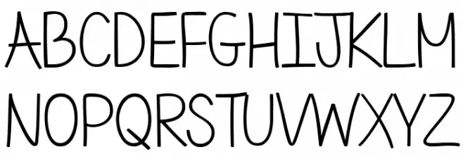 Xanthoula फ़ॉन्ट अपरकेस