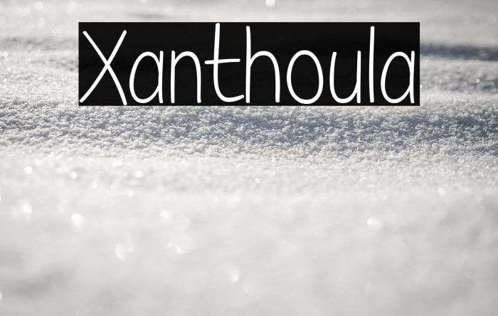 Xanthoula Example 1