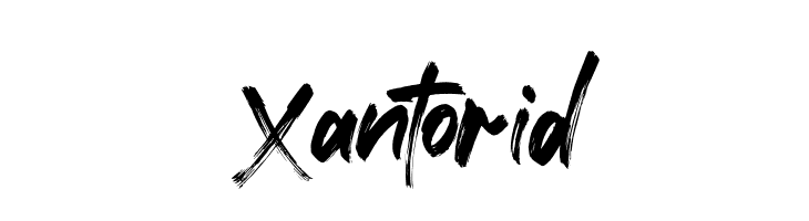 Xantorid  font caratteri gratis
