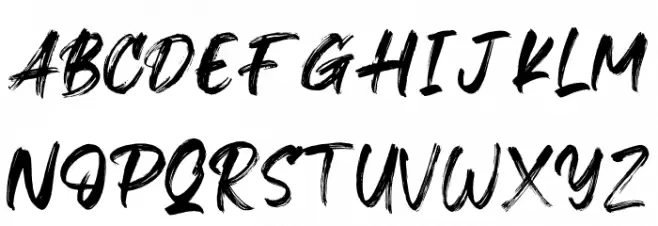 Xantorid Schriftart Groß