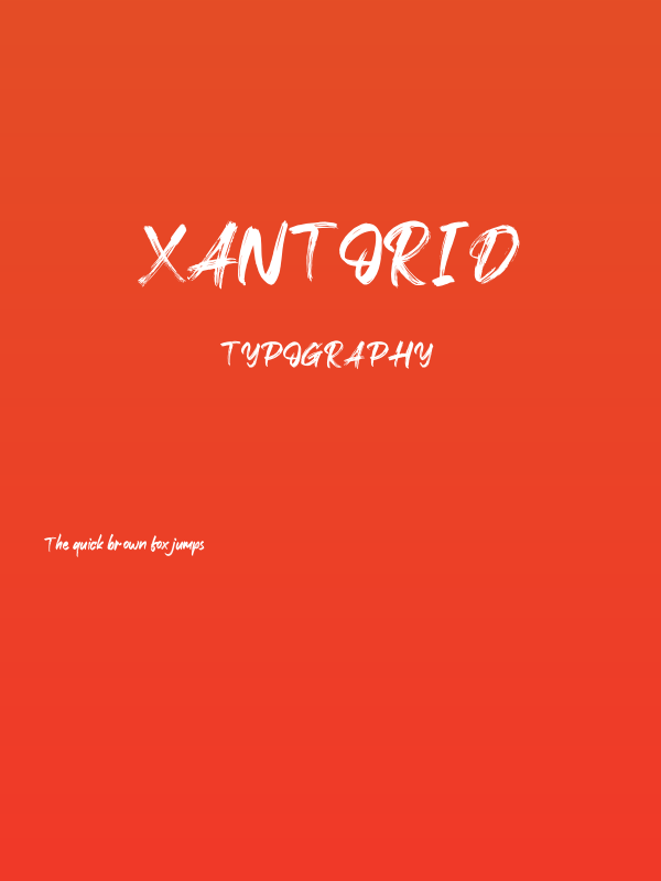 Xantorid Poster