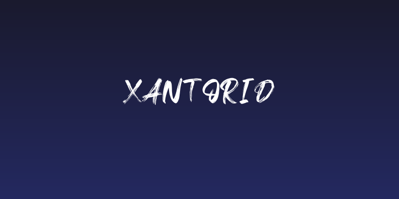 Xantorid Social Header