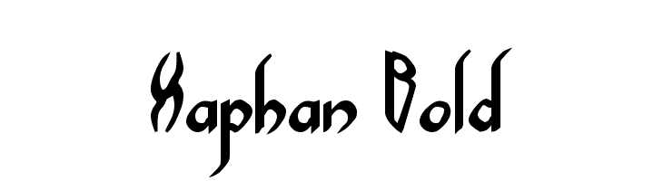 Xaphan Bold Font