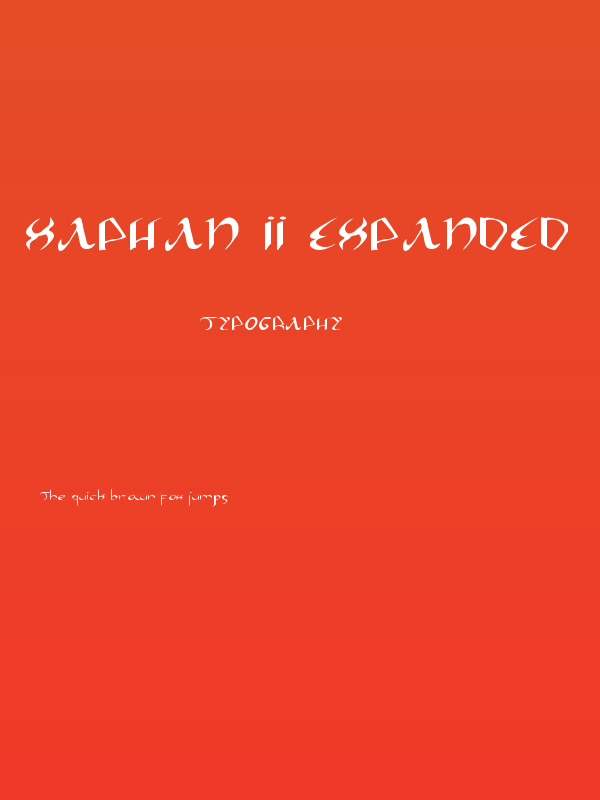 Xaphan II Expanded Poster