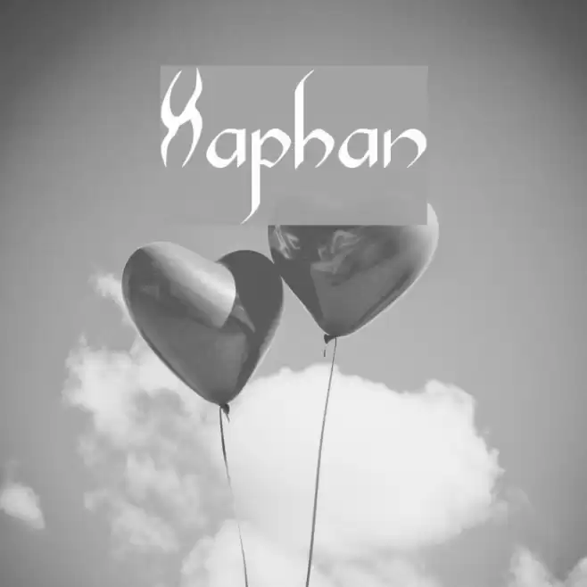 Xaphan Шрифта examples