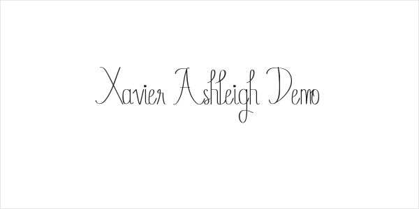 Xavier Ashleigh Demo Logo