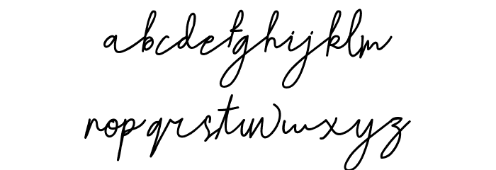 Xavier Eskimo Font LOWERCASE