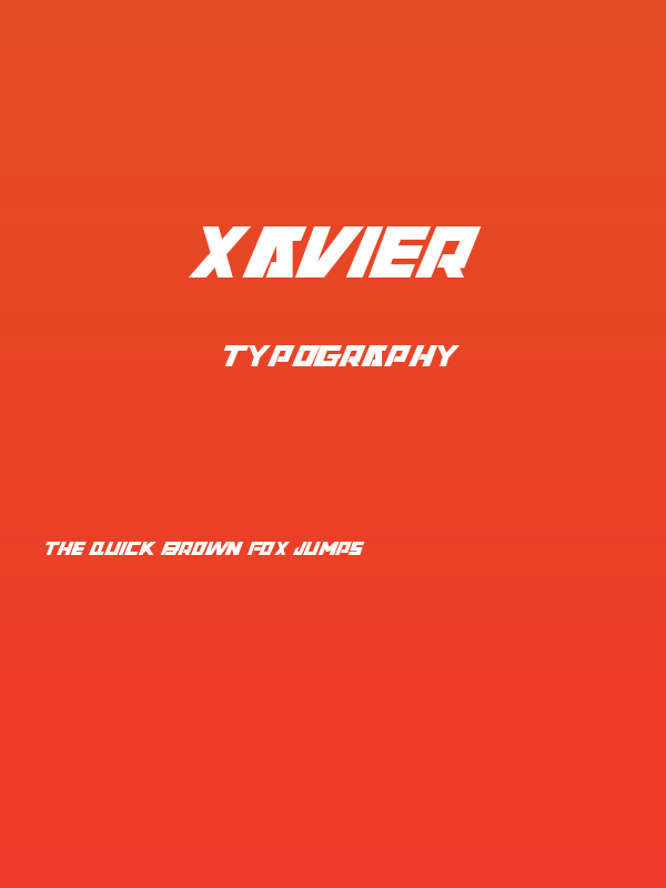 Xavier Poster