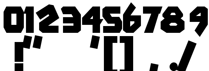 xar Font OTHER CHARS