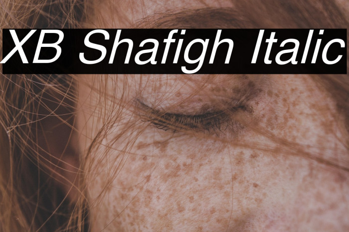 XB Shafigh Italic Example 2