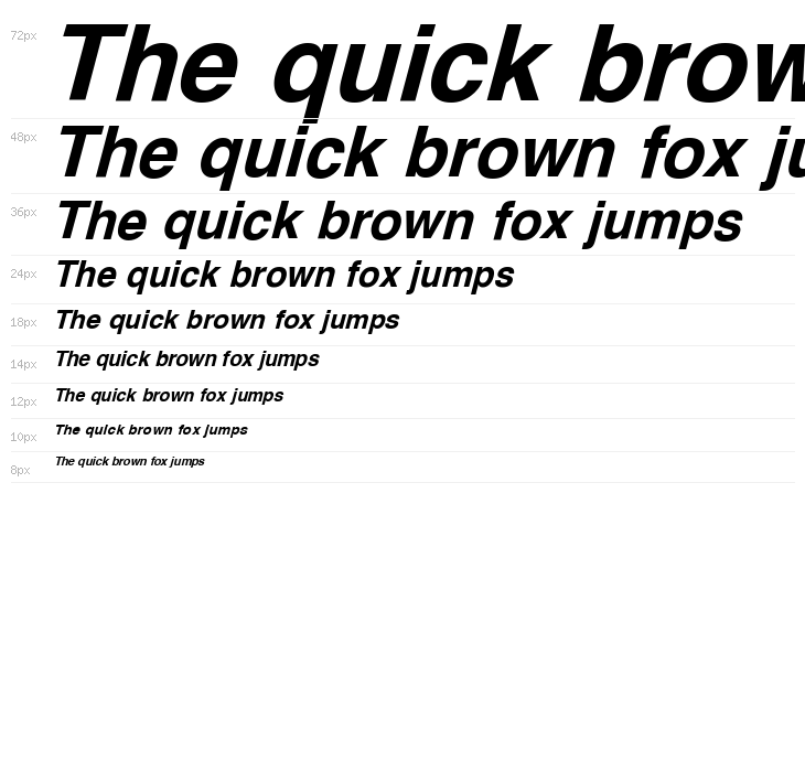 XB Shafigh Kurd Bold Italic Waterfall