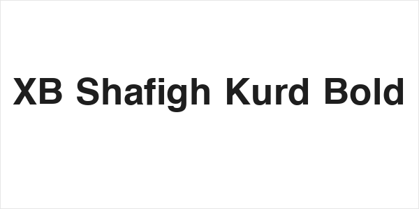 XB Shafigh Kurd Bold Logo