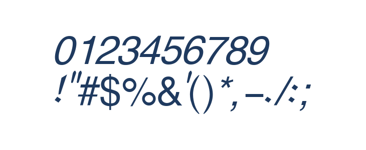 XB Shafigh Kurd Italic Other Characters