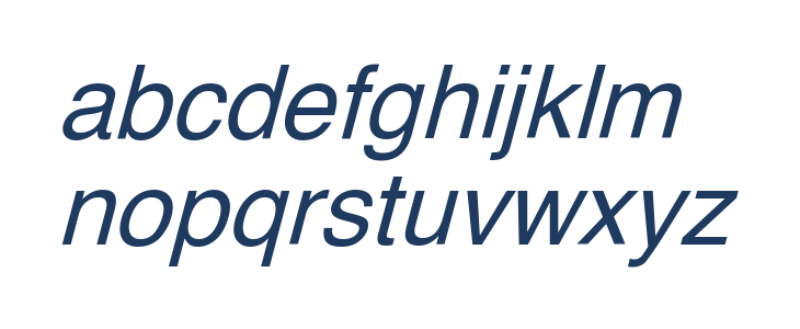 XB Shafigh Kurd Italic Lowercase