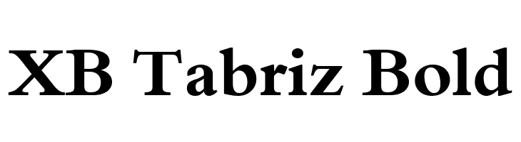 XB Tabriz Bold  les polices de caractères gratuit tlcharger