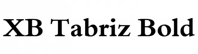 XB Tabriz Bold  Frei Schriftart Herunterladen
