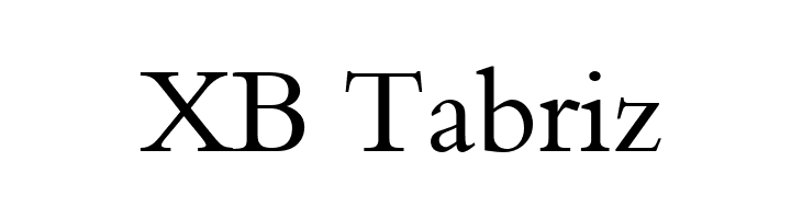 XB Tabriz  Descarca Fonturi Gratis