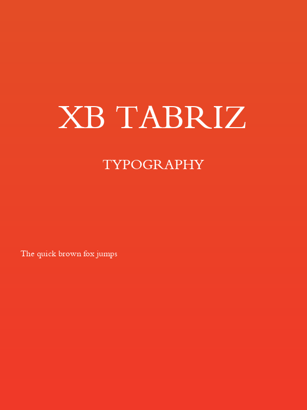 XB Tabriz Poster