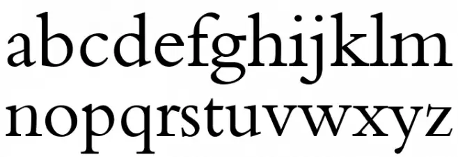 XB Tabriz Schriftart Kleinbuchstaben