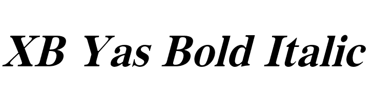 XB Yas Bold Italic  baixar fontes gratis